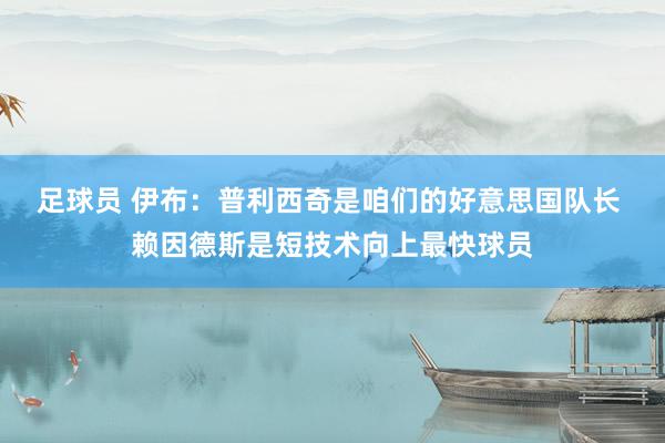 足球员 伊布：普利西奇是咱们的好意思国队长 赖因德斯是短技术向上最快球员