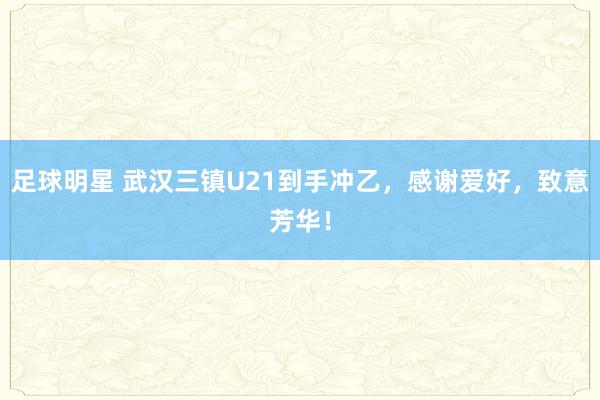 足球明星 武汉三镇U21到手冲乙，感谢爱好，致意芳华！